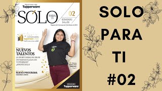 SOLO PARA TI #02 2023 || TUPPERWARE MÉXICO