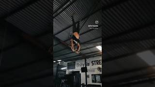 1st Ever‼️Ring Handstand Push up (Reverse Muscle-Up)#fyp #viral #reels #trending #gym #foryou #diy