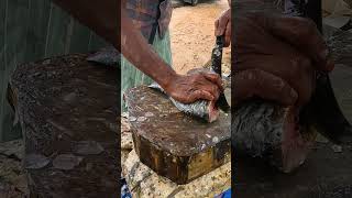 Nice !! Cut The Fish Carp Fish Cutting Skills in Rohu Fish Market