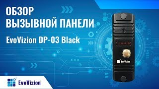 Обзор AHD вызывной панели EvoVizion DP-03 Black