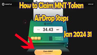 Mantle Airdrop | How to claim MNT token Airdrop | Mantle Airdrop #MNTairdrop #mantleairdrop