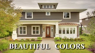 BEAUTIFUL COLORS FOR EXTERIOR HOUSE PAINT - Choosing exterior paint colors