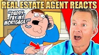 Real Estate Agent Reacts to Family Guy Peter's Funny King of Queen Moments