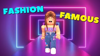 Roblox - DESFILANDO NO FASHION FAMOUS | Parte 2