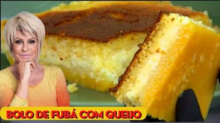 Bolo de Fubá com Queijo Ana Maria Braga