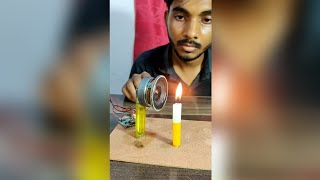 respect 😱🔥। candle and dj experiment #experiment #tiktok #science