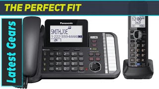 Panasonic KX-TG9581B DECT 6.0 Cordless Phone - Best Digital Phone for Home Use