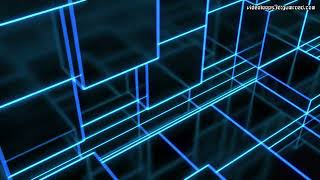 VJ LOOP 122 - Neon Block Walls 3 - 4K - 30 min