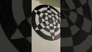 3d drawing illusion easy drawing art reaction time traveller black and white illusion