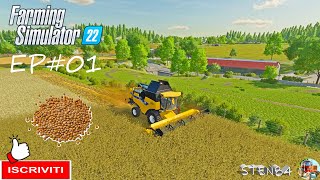 Farming Simulator 22 ita EP#01 TREBBIATURA LENTICCHIE  map La Vecchia Campagna Agricola #sten84