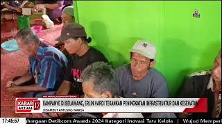 KAMPANYE DI BELAWANG, ERLIN HARDI TEKANKAN PENINGKATAN INFRASTRUKTUR DAN KESEHATAN - KABAR 17