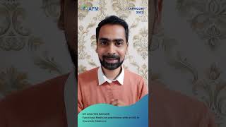 Meet Our Speaker Dr Aravind Bagade | IAFMCON 2022