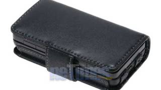 ANGNE -Deluxe Book Leather Case For HTC Touch Pro HTC Raphae