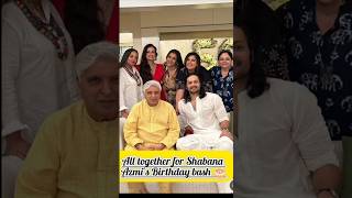 Shabana Azmi's Birthday bash 🎂🎉 | celebrating the precious moments together | #shorts#trending#viral