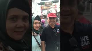 Jalan pagi di malioboro Yogyakarta