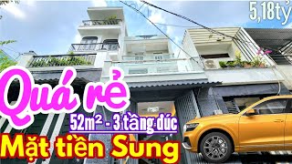 Bán Nhà Mặt Tiền Bình Tân..GIÁ RẺ | 52m², 3 Tầng | đường liên khu 2-10 (gần chợ Gò Xoài)