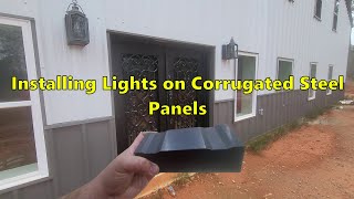 How to Install Lights on a Barndominium Steel Building!