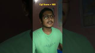 Mock score 160🔥😄📚#viral #trending #ssc #thecracker #studyvlog #cgl2023 #shorts