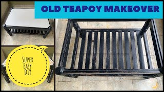 Old Wooden Coffee Table Makeover | घर में ही Stencil बनाके पुराने Teapoy को आसानी से Makeover कीजिए