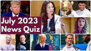 July 2023 News Quiz: Trump's Troubles, Hollywood Strikes, Barbie Ban & More! | HowSmart.net