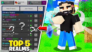 *NEW* Top 5 BEST Realms on Minecraft Bedrock Edition (Xbox One, PS4, MCPE) | Best MCPE Realms