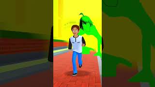 Rara di kejar Monster Zora sampai masuk toko salon Sakura school simulator part 3 #shorts #trending