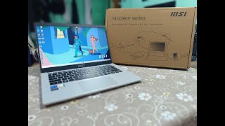 UNBOXING & REVIEW | MSI MODERN14 C12M-439IN | 46000Rs | I5 12th Genration | 16GB RAM /512GB Nvme SSD