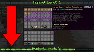 | JAK SZYBKO ZDOBYWAĆ LVL NA HYPIXEL? OD 1 DO 21 LVL W 1H? :O |