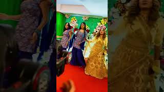 Beautiful Bride Dancing on her Halud Night #viral #viralvideo #bangladeshiwedding #wedding