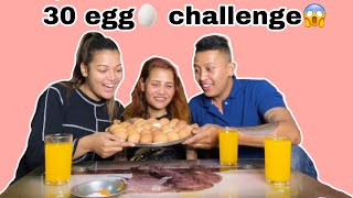 30 pieces egg challenge with mom & @bishalgurung1276