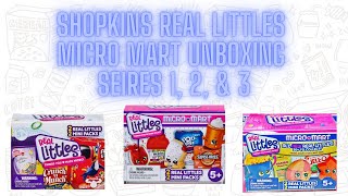 Shopkins Blind Box Unboxing ~Series 1, 2, & 3~