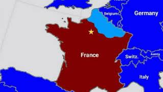 France Vs World Scenario: Map Animation(0:08: Android F*ck up Warning)