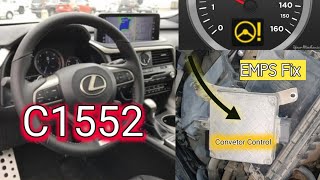 حل مشكلة باور لكزس ٤٦٠ | Lexus Ls460 | C1552 | PIG Power Supply Voltage |Starring Not Working | EMPS