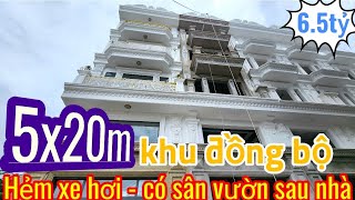 (Cực hiếm) Bán nhà Bình Tân: 5x20m, 5 Tầng. Hẻm 7m giá rẻ đường số 6, gần Tân Kỳ Tân Quý