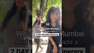 Mumbai Travel Itinerary! #ytshorts #mumbai #mumbaitour