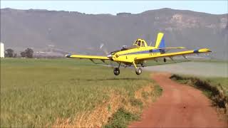 Air Tractor   Extreme aerial application   How low can you go