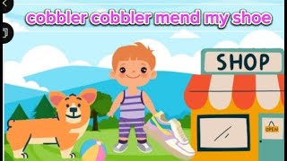 Cobbler cobbler mend my shoe | nursery rhymes| kids poems station