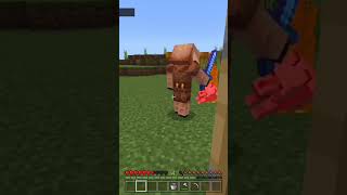 Minecraft revenge with piglin...😳 #shorts #minecraft