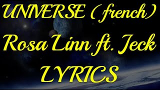 Rosa Linn - Universe (French Version) ft. Jeck (Lyrics)