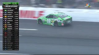 Rain Causes Drivers to spin - NASCAR Cup Series  - New Hampshire