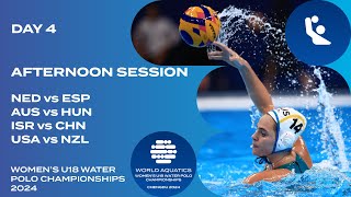 Afternoon Session | Day 4 | World Aquatics Women's U18 Water Polo Championships 2024