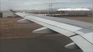 Frontier A319 Smooth Landing in Denver (KDEN) *HD Wing View*