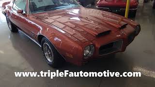 1970 Pontiac Firebird Formula 400 Video Tour 1st Year Formula 400