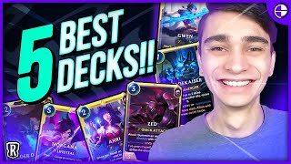 [NEW] 5 BEST Decks For Legends of Runeterra Expansion!! | Legends of Runeterra Expansion