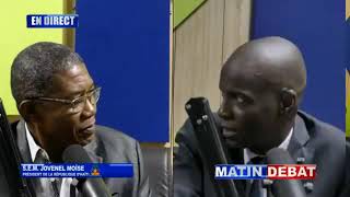 Prezidan Jovenel Moise  fè anpil gwo deklasyon nan Matin Debat avek Luko Desir 11/09/2020