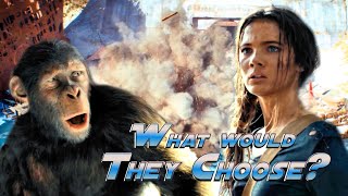 Mae's & Noa's Choices | Kingdom of The Planet of The Apes 2024 | English Subtitles with Color