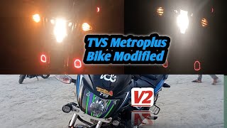 TVS Metroplus Bike Modify  V2 ||AJ Bike Lover