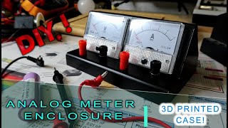 DIY analog meter enclosure 3D Printed