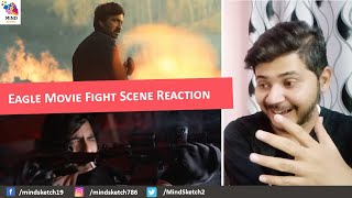 Eagal Movie Scene Reaction | Ravi Teja Mass Fight Scene Reaction | Kavya Thapar, Ravi Teja