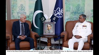 FEDERAL MINISTER FOR MARITIME AFFAIRS VISITS NAVAL HEADQUARTERS